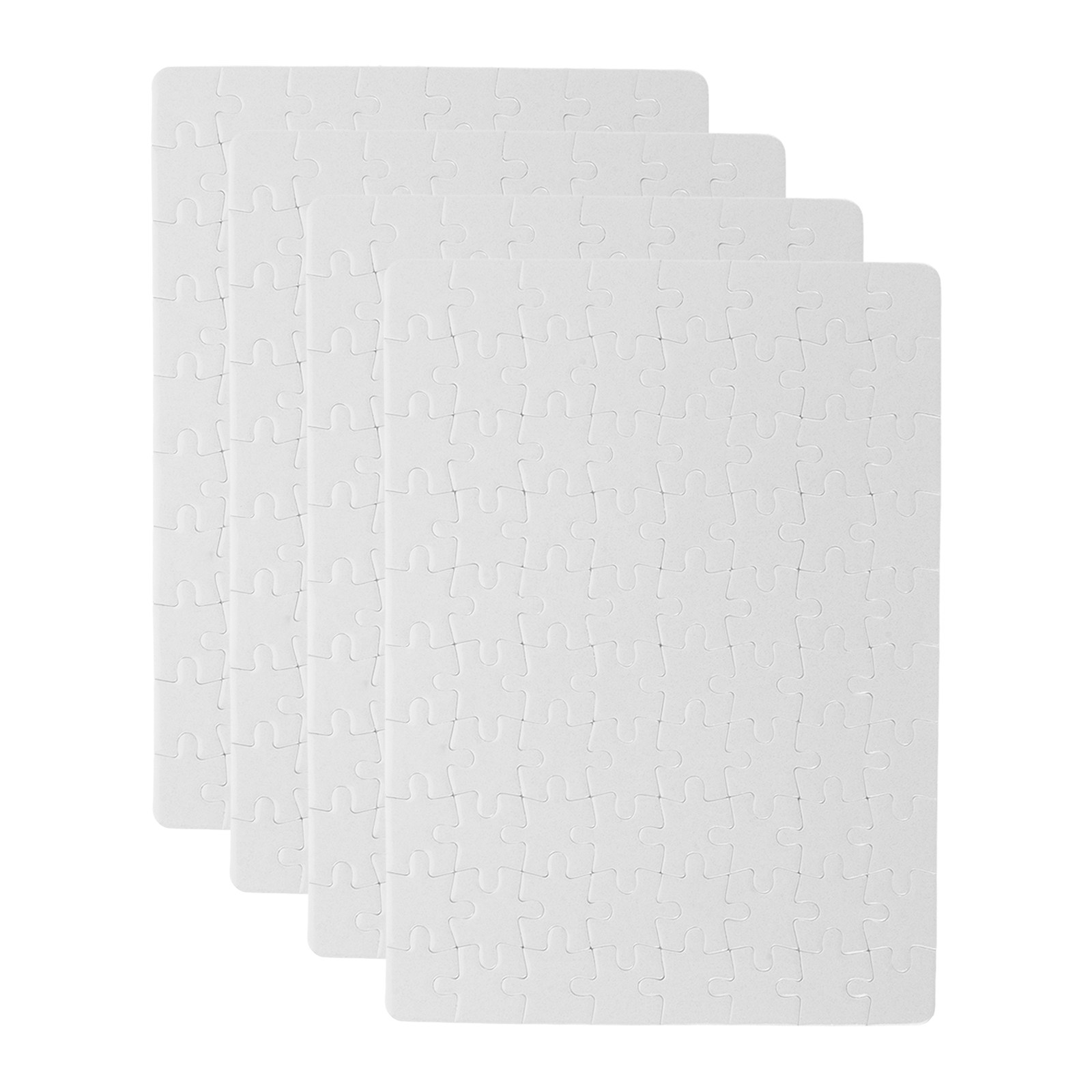 4 листа пустых пазлов для субл – обзор и цена Puzzle Blank White