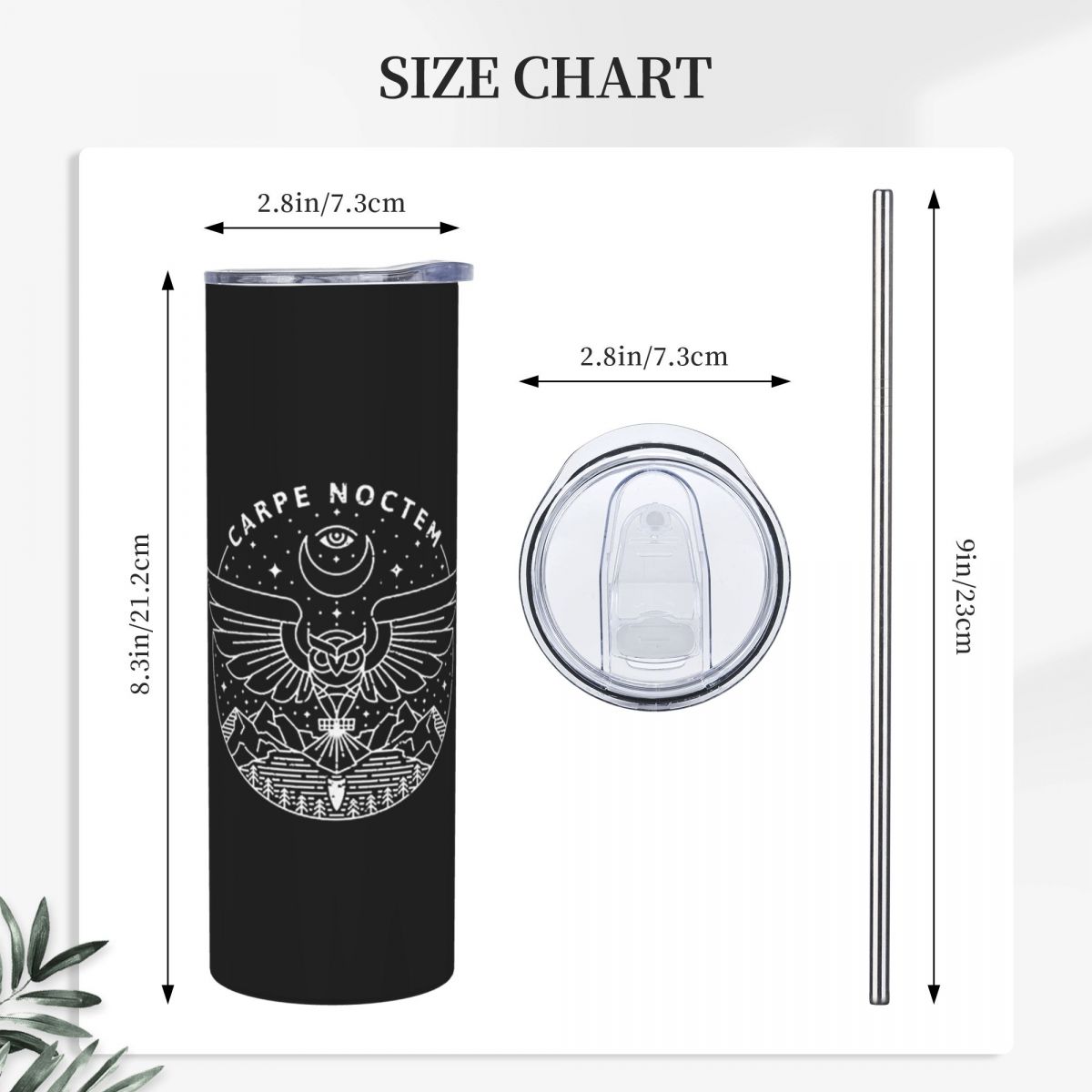 Carpe Noctem Белый термос из н – обзор и цена Tumbler 20Oz White