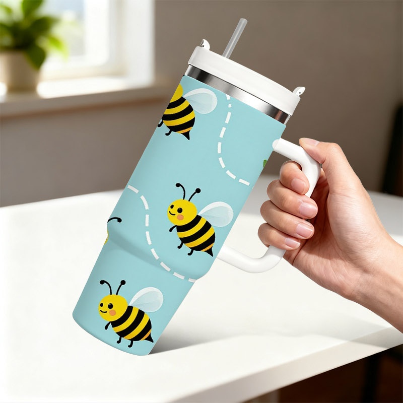 Забавный принт с мультяшной пч – обзор и цена Sublimation Mug White