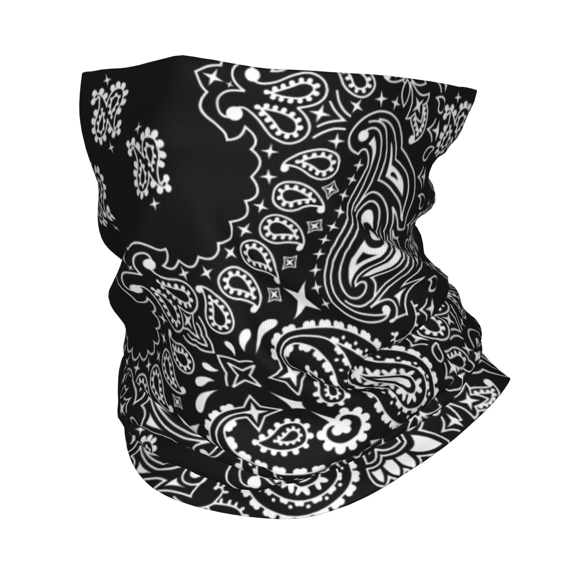 Черно-белая бандана с узором п – обзор и цена Bandana Blank White