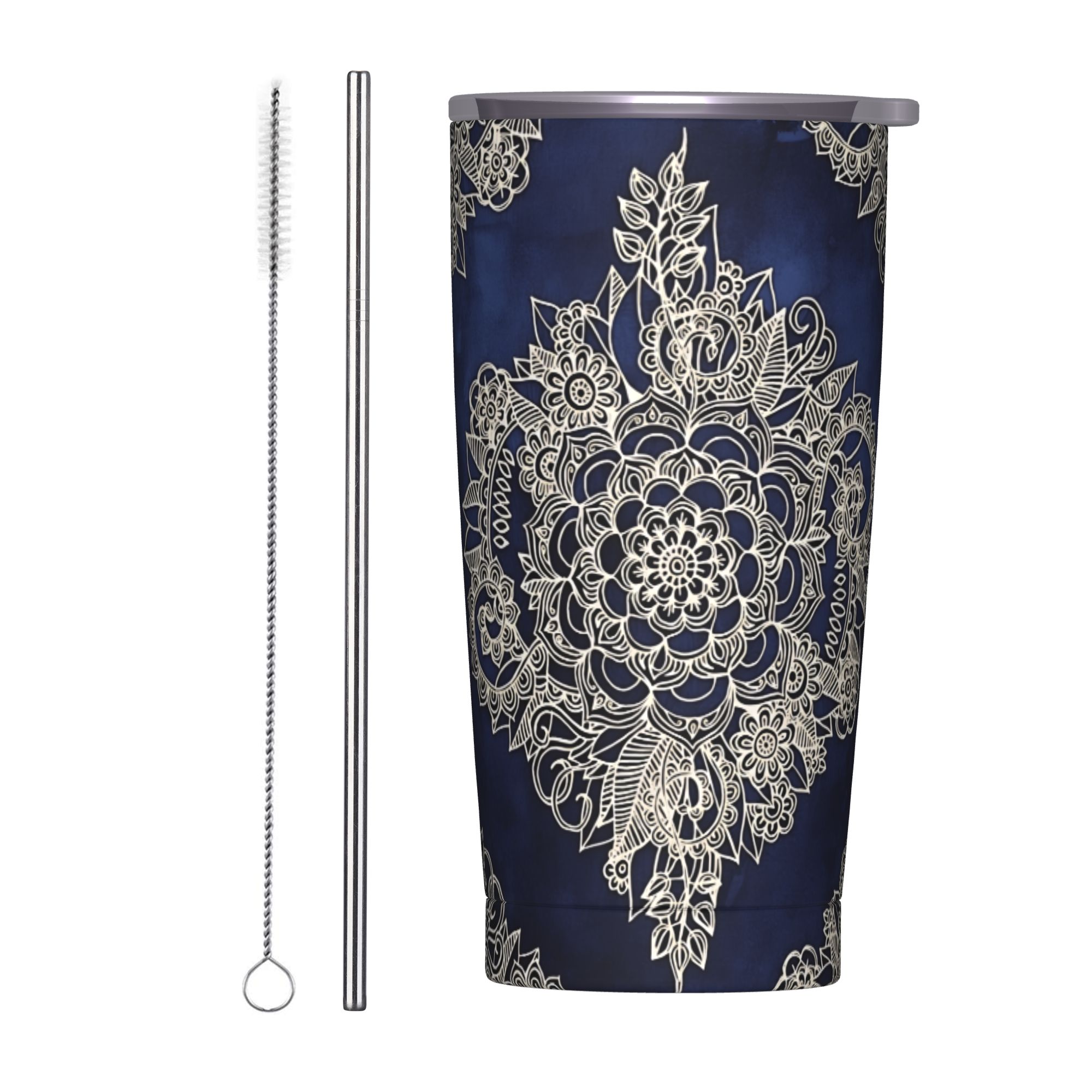 Богемская сине-белая кружка с  – обзор и цена Tumbler 20Oz White