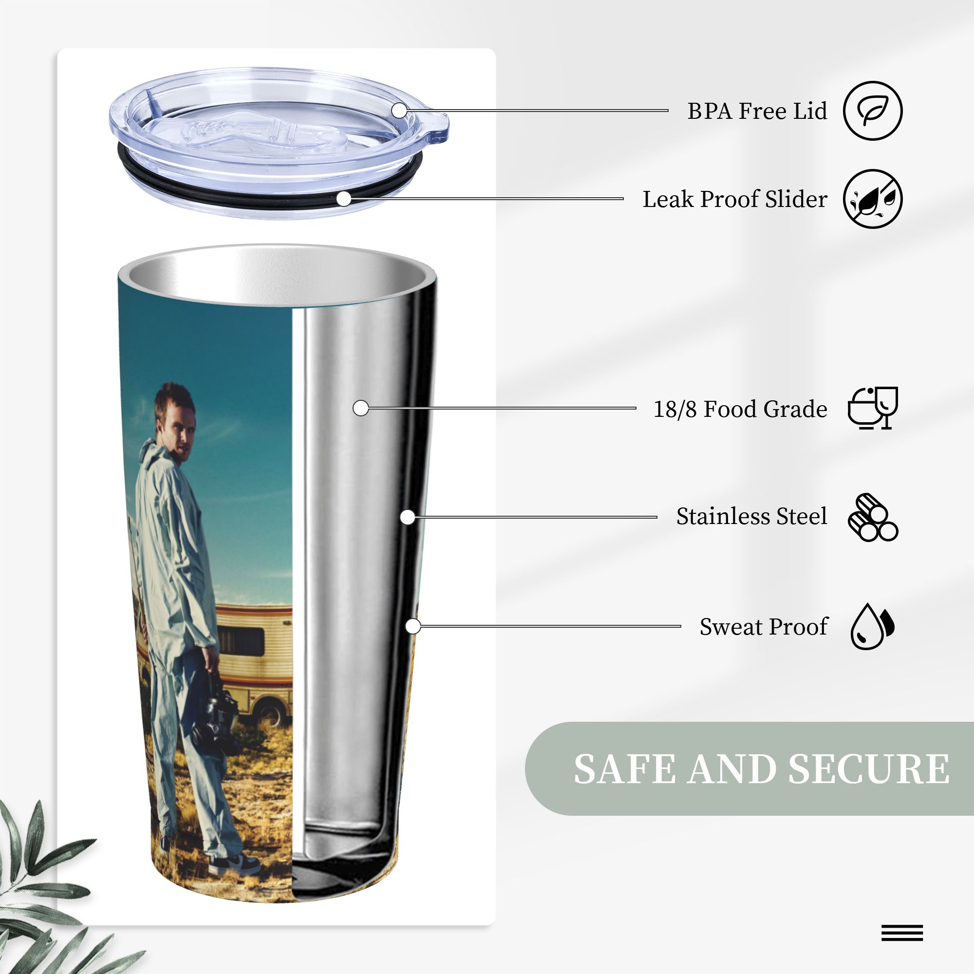 Термокружка Breaking Bad Chemi – обзор и цена Tumbler 20Oz White